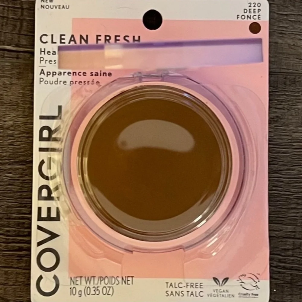 💞 New COVERGIRL Clean Fresh Pressed Powder - Deep Fonce